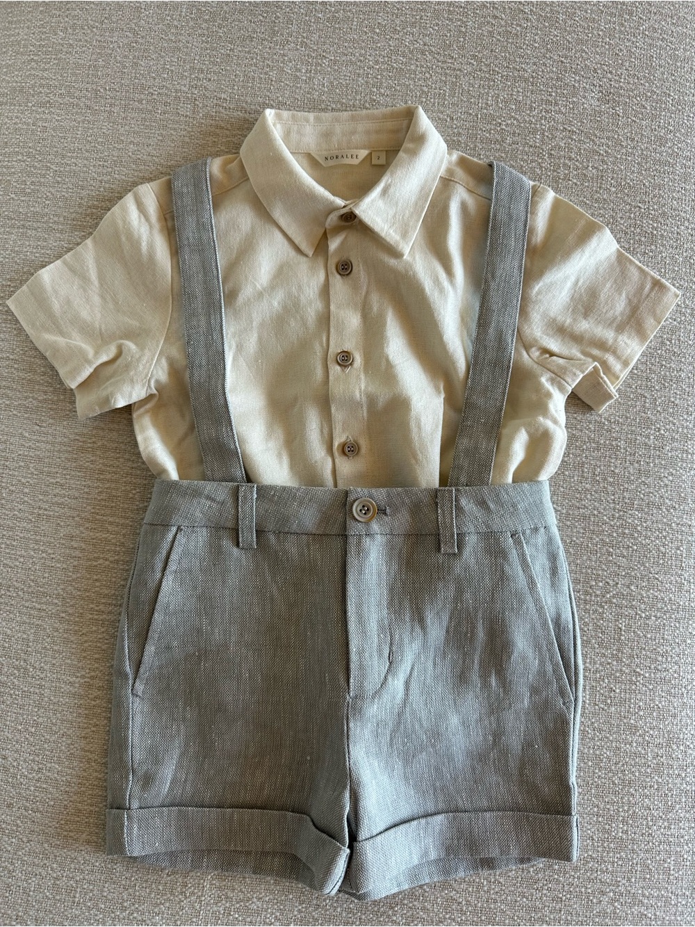 Noralee Suspender Short + Atlas Shirt
